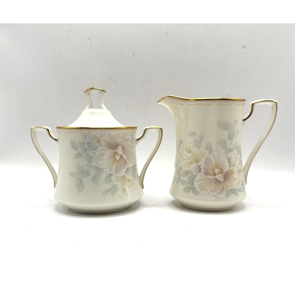 Noritake SWEET SURPRISE Floral Creamer & Sugar Bowl 7702